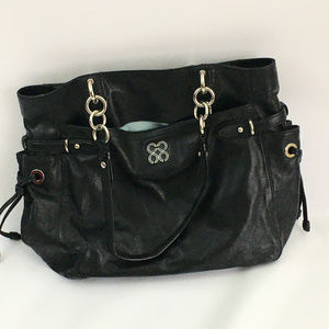 Coach Black Colette Leather Tote Bag